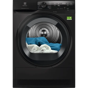 Electrolux Сушильна машина тепловий насос, 9кг, A+++, 64см, дисплей, інвертор, сріблястий темний