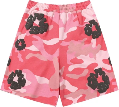 Шорти Denim Tears Ss25 Pink / Black Logo S