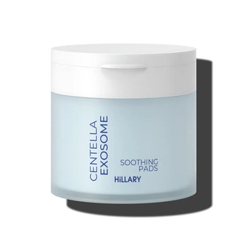 Успокаивающие тонер-пэды Hillary Centella Exosome Soothing Pads 60 шт для чувствительной кожи, увлажняющие пэды. (652932)