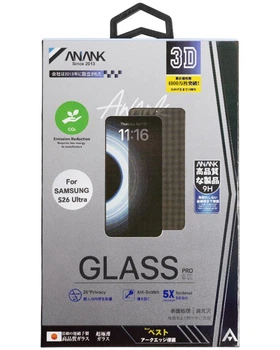 Защитное стекло ANANK 3D Privacy 5X Reinforced для Samsung Galaxy S26 Ultra