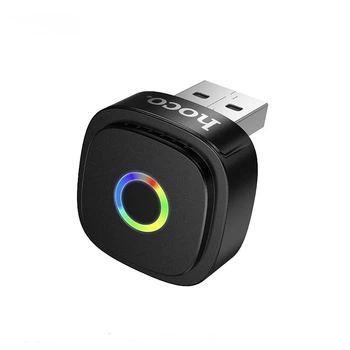 Автомобільний бездротовий адаптер Carplay Hoco DUP10 mini car wireless adapter Black