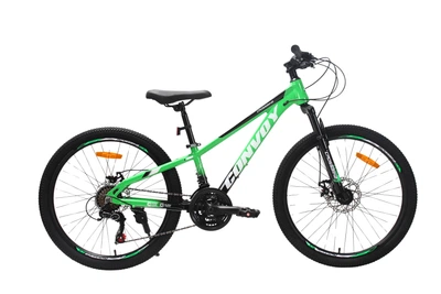 Велосипед CrossBike CONVOY 24" 11" Зелений-Чорний