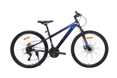 Велосипед CrossBike RESPECT 26" 13" Чорний-Синій