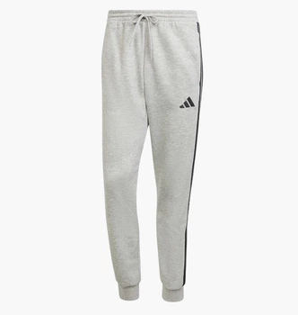 Штаны Essentials Essentials 3-Stripes Fleece Grey JE6318 M