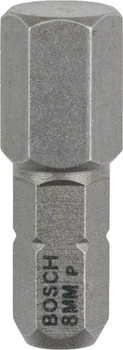 Біта Bosch Extra Hart HEX8, 25 мм, 3 шт (2607001730)