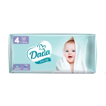 Детские подгузники Dada Extra Soft размер 4 (7-18 кг) 46 шт