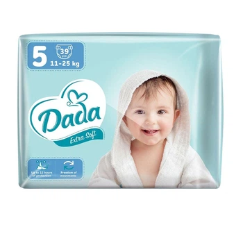 Детские подгузники Dada Extra Soft размер 5 (11-25 кг) 39 шт
