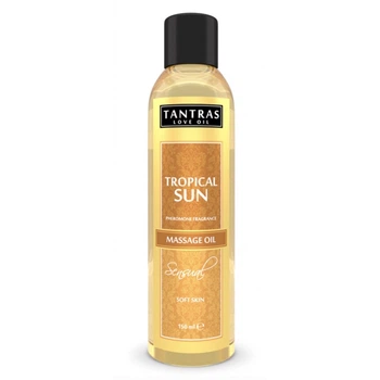 Масажна олія з феромонами з збуджуючими властивостями Intimateline Tantras Love Oil Tropical Sun 150мл
