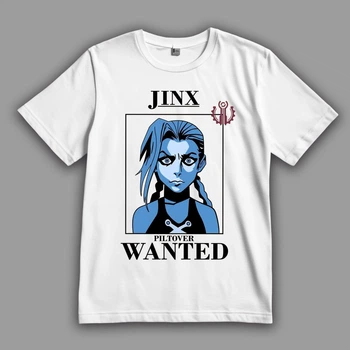Жіноча футболка Arcane: League of Legends. Wanted Jinx PG10871 goodreclama L