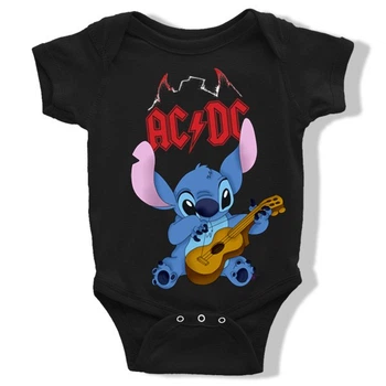 Дитяче боді Стіч AC/DC PG09253 goodreclama 74 Чорний