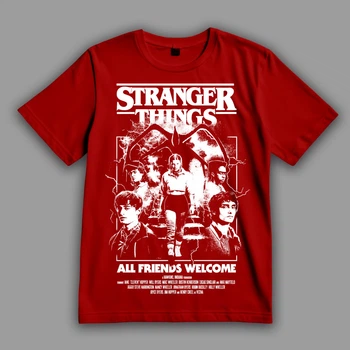Футболки Stranger Things. Всім друзям ласкаво просимо PG10227 goodreclama M Чорний