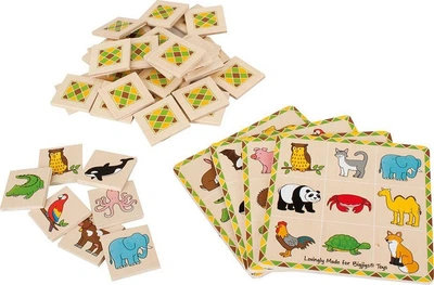 Gra planszowa Bigjigs Toys Animal Lotto (691621197912)