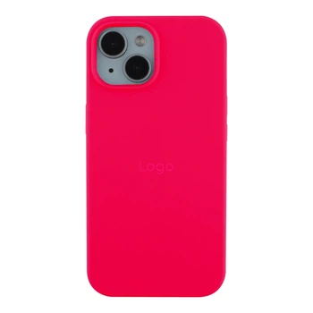 Чохол Silicone Case Full Size (AA) для iPhone 15 Plus 38.Shiny Pink