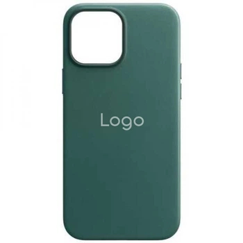 Протиударний Чохол Leather Case для iPhone 14 Pro Max Pine Needle Green