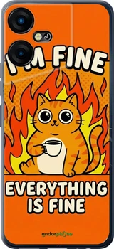 Чохол на Tecno POVA NEO 3 Funny Cat "6786u-3140-70447"