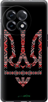 Чохол на OnePlus 11R Герб - вишиванка на чорному тлі "1196u-2939-70447"