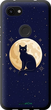 Чехол на Google Pixel 3a Cute Cat Celestial/Witchy "6787b-1700-70447"