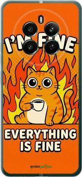 Чехол на Realme 12+ Funny Cat "6786u-3650-70447"
