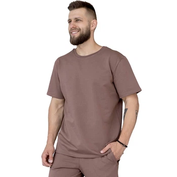 Мужская футболка Totalfit RMLD1 M Коричневый (06399659)