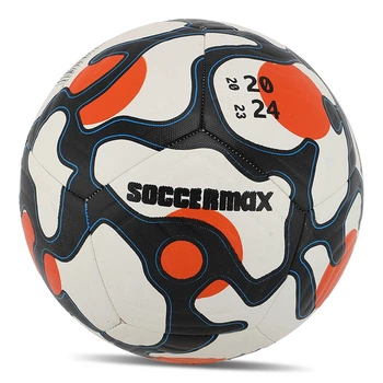 Мяч футбольный SOCCERMAX Hybrid FB-5044 №5 Бело-красный (57569018)