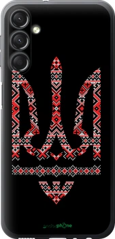 Чохол Samsung Galaxy A24 A245F Герб - вишиванка на чорному тлі "1196u-3020-70447"