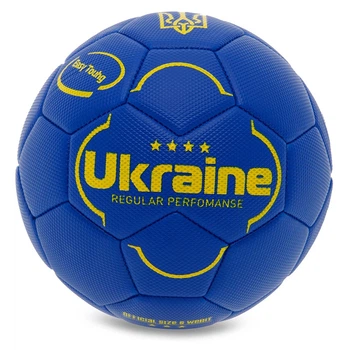 М'яч футбольний FDSO Ukraine International Standart FB-9308 №3 Синій (57508685)