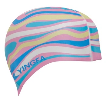 Шапочка для плавания Yingfa C0080 FDSO Голубо-розовый (60508695)