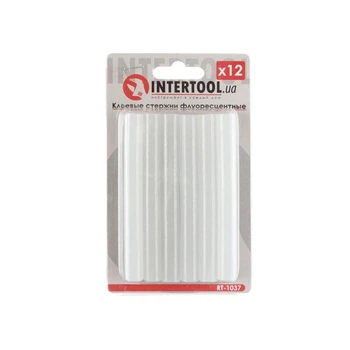 Комплект флуоресцентных клеевых стержней 11.2*100 мм, 12 ед. INTERTOOL RT-1037