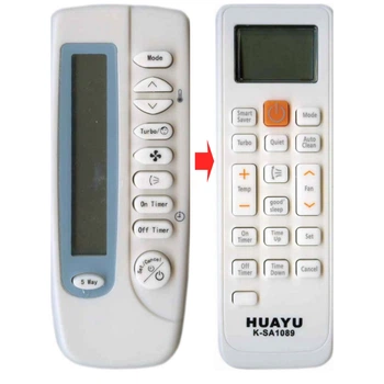 Пульт HUAYU для кондиционера Samsung KT-SS1a [2823] (аналог в другом корпусе)