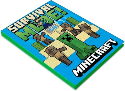 Notatnik Kids Euroswan Minecraft z zegarkiem LCD MIN4331 (8435507892391)
