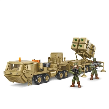 Конструктор детский Limo Toy KB 1155 — военная техника, 1089 деталей, фигурки солдатов, блочный, разноцветный