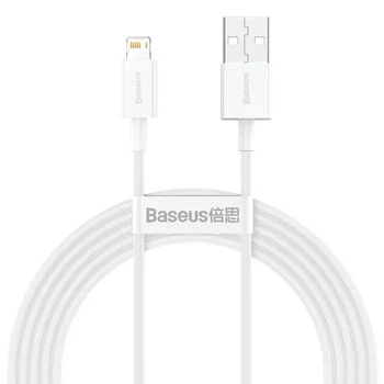 Кабель Baseus Superior Series Fast Charging Data Cable USB to Lightning 2.4A 2м (CALYS-C02) White