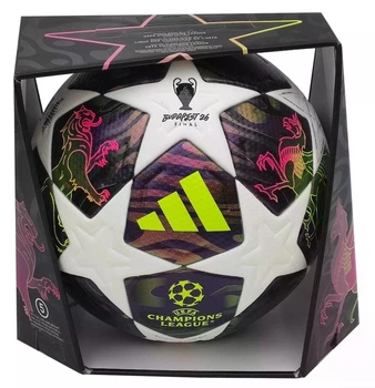 Мяч футбольный профессиональный Adidas UCL 2026 Budapest Pro OMB JX9077 №5 Фиолетовый