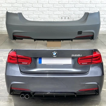 Задний бампер M Paket BMW 3 Series F30 2012-2018 БЕЗ ПАРКТРОННИКОВ для BMW 3 series F30 2012-2018 (8478)