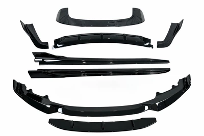 Комплект обвеса Paradigma BMW X5 F15 2013-2018 (передняя юбка, лезвия под пороги, задний диффузор, спойлер), цвет черный глянец для BMW X5 F15 2014-2018 (8714)