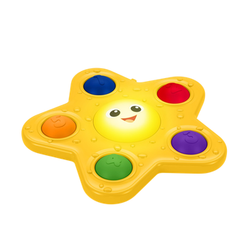 Сенсорна іграшка з присоскою Baby Einstein Ocean Explorers Pop & Glow Starfish 6m+ (74451167087)