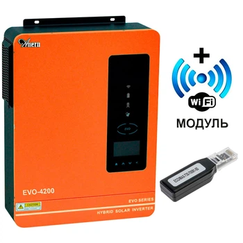 Інвертор гібридний Anern AN-SCI-EVO-4200-WiFi 24V 4200W (AN-SCI-EVO-4200-WiFi)