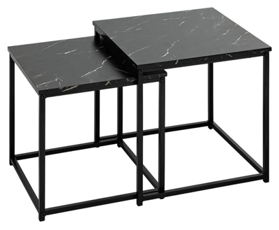 Metalowe stoliki pomocnicze Atmosphera Jones 2 szt (3560232985621)