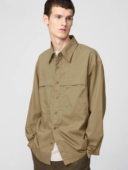 Ветровка мужская Uniqlo 303830264 XS Коричневая (1159856727)