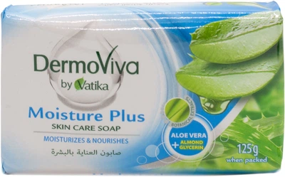 Мыло твердое Dabur DermoViva Увлажнение и питание 125 г (6291069211658)