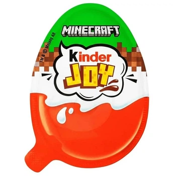 Kinder Joy Minecraft Кіндер Джой Майнкрафт 20 грам