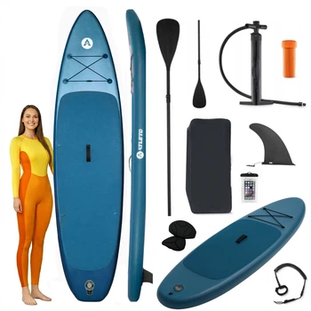 SUP-дошка надувна для плавання Atleto 350 см лагуна + сидіння (42400969)