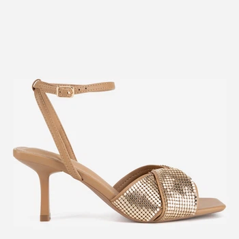 Женские босоножки JENNY R25SS01647 5906751026120 37 24 см Коричневые (5906751026243)