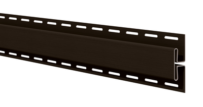 H-планка сайдинга ПВХ АйДахо коричневая 3.05 м соединительная