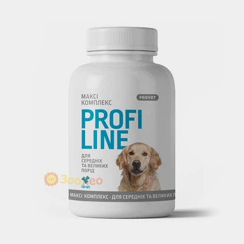 Витамины PROVET Profiline для собак Макси комплекс для средних и крупных пород, для опорно-двигательного аппарата, 100 таб