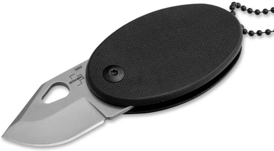 Нож Boker Plus L’Egg 01BO198 VG-10 флипер на подшипниках Черный G10 Lucas Burnley (23730965)