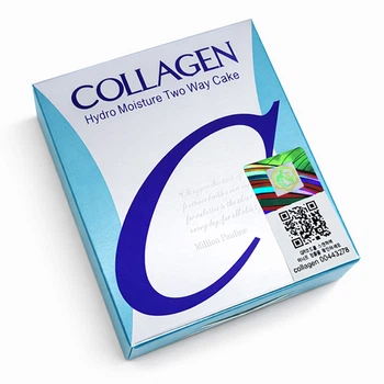 Колагенова пудра зі змінним блоком Enough Collagen Hydro Moisture Two Way Cake SPF25 13 г + 13 г, відтінок 21 — Прозоро-бежевий