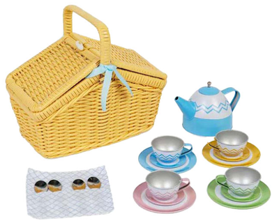 Ігровий набір Bigjigs Toys Кошик для пікніка 18 елементів (0691621850268)