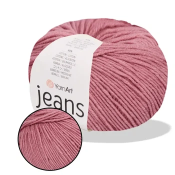 Пряжа YarnArt Jeans, Сухая роза No65