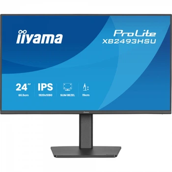 IIYAMA 27" 16:9 ips рк монітор, 1920х1080, 1 мс (mprt), 1 20 Гц, 350 кд/м2, Adaptive Sync, 1xHDMI 1.4/1xDP 1 xb2493hsu-b1